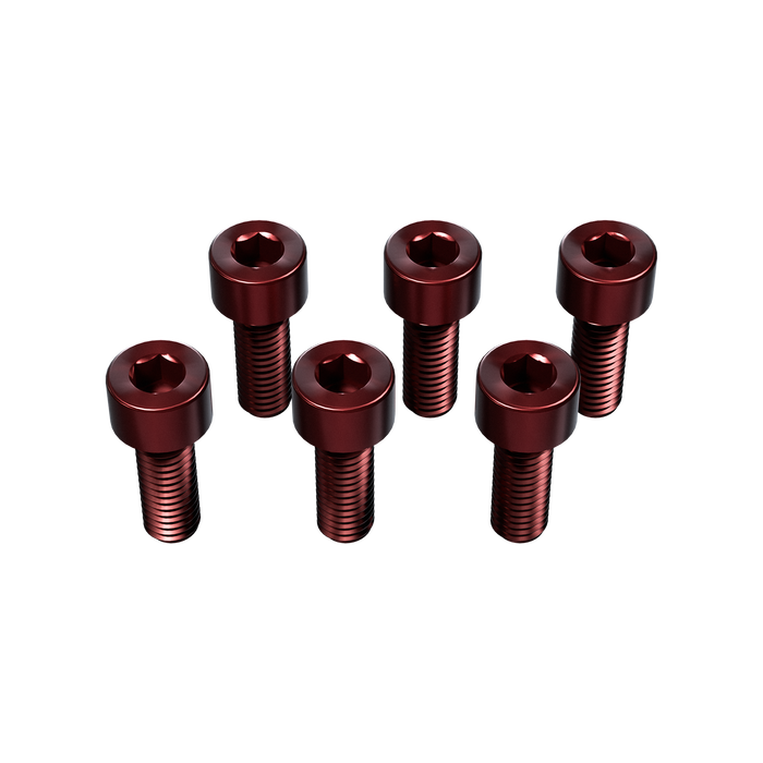 DND Performance Titanium Socket Head Steering Wheel Screws M5 x 0.8 x 16mm Set of 6