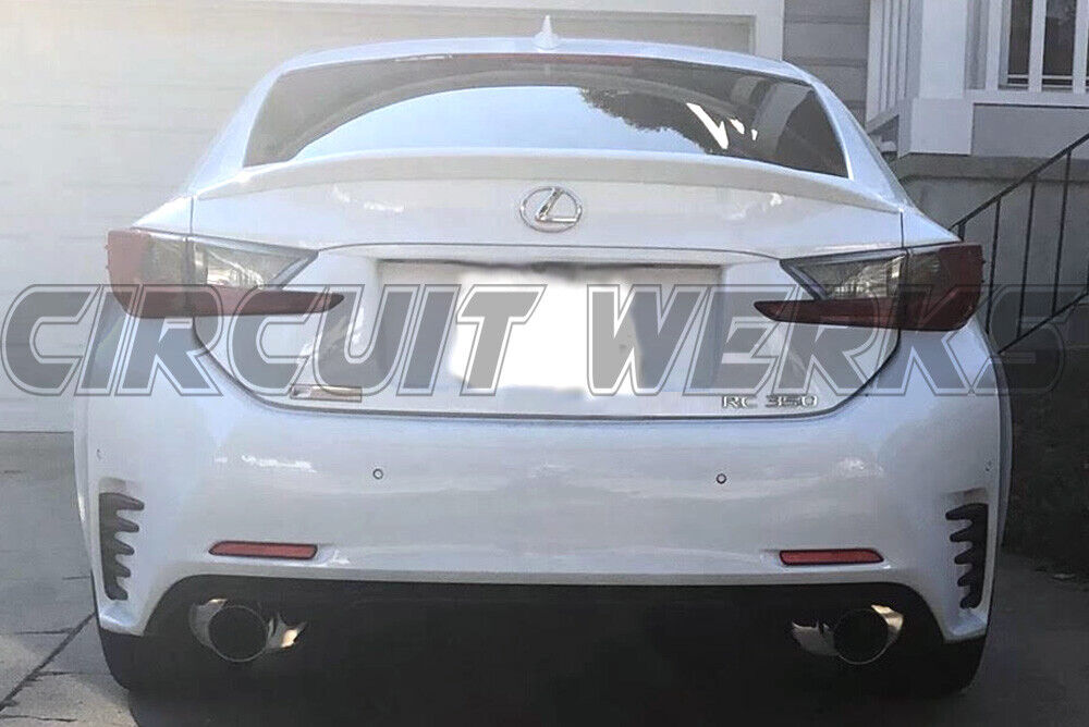 Circuit Werks Mufflered Axle-Back Exhaust Lexus RC200t / RC300 / RC350 2015–2024