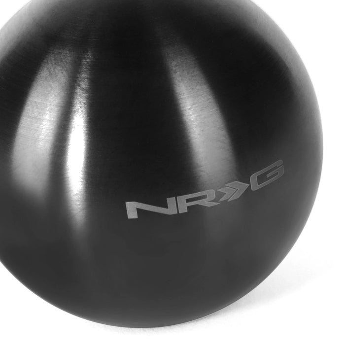 NRG Black Chrome Titanium Round Shifter Heavy Weight - Universal