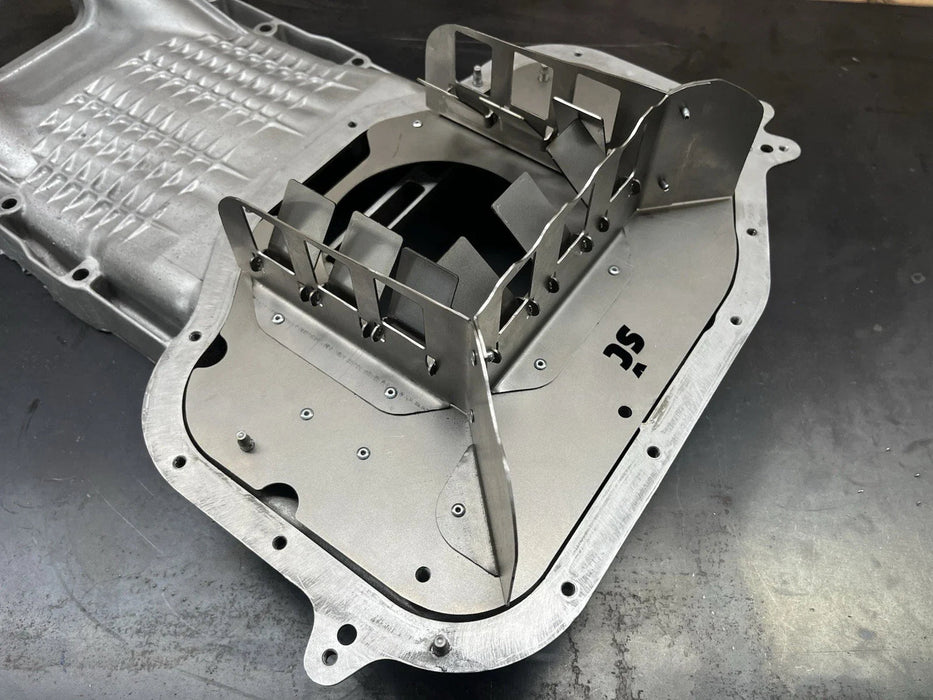 SHOVKOVIK 1UZ - FE NON VVTI FRONT Sump Oil Pan Baffle Anti Oil Starvation Upgrade Lexus LS400 89 - 00 - Lunaticsco