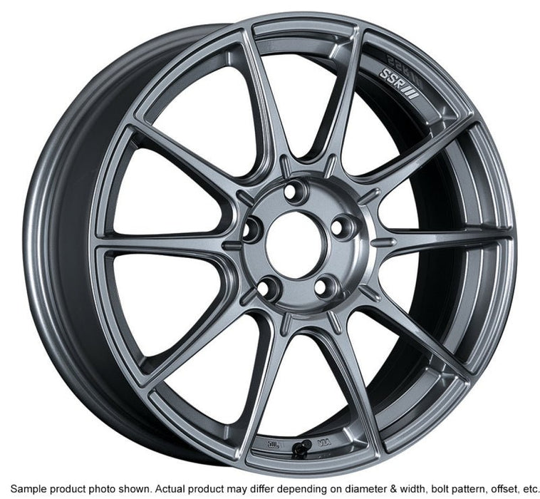 SSR GTX01 17x9 5x100 38mm Offset Dark Silver Wheel - Lunaticsco