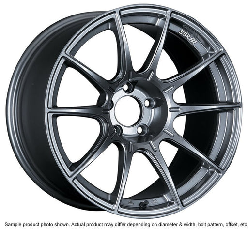 SSR GTX01 18x10.5 5x114.3 15mm Offset Dark Silver Wheel Evo X / G35 / 350z / 370z - Lunaticsco