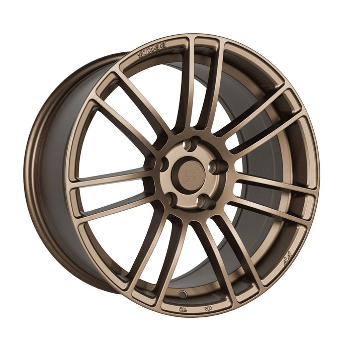Stage Wheels Belmont 18x9.5 +38mm 5x100 CB: 73.1 Color: Matte Bronze - Lunaticsco
