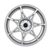 Stage Wheels Foushee 18x8.5 +35mm 5x114.3 CB: 73.1 Color: Liquid Silver - Lunaticsco