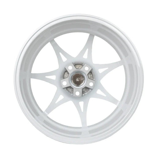 Stage Wheels Foushee 18x8.5 +35mm 5x114.3 CB: 73.1 Color: White - Lunaticsco