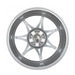 Stage Wheels Foushee 18x8.5 +35mm 5x114.3 CB 73.1 Liquid Silver - Lunaticsco