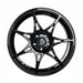 Stage Wheels Foushee 18x8.5 +42mm 5x112 CB: 73.1 Color: Black - Lunaticsco