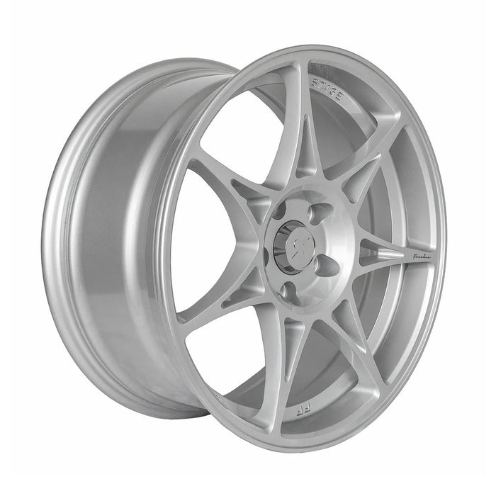 Stage Wheels Foushee 18x8.5 +42mm 5x112 CB: 73.1 Color: Liquid Silver - Lunaticsco