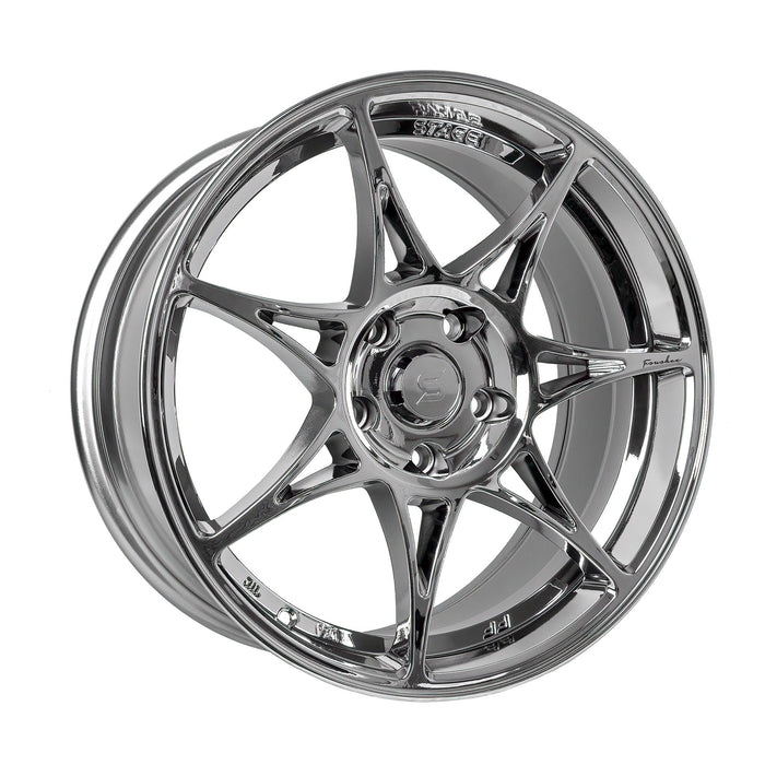 Stage Wheels Foushee 18x9.5 +22mm 5x114.3 CB: 73.1 Color: Chrome - Lunaticsco