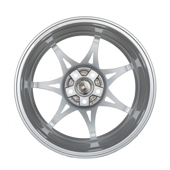 Stage Wheels Foushee 18x9.5 +22mm 5x120 CB: 74.1 Color: Liquid Silver - Lunaticsco
