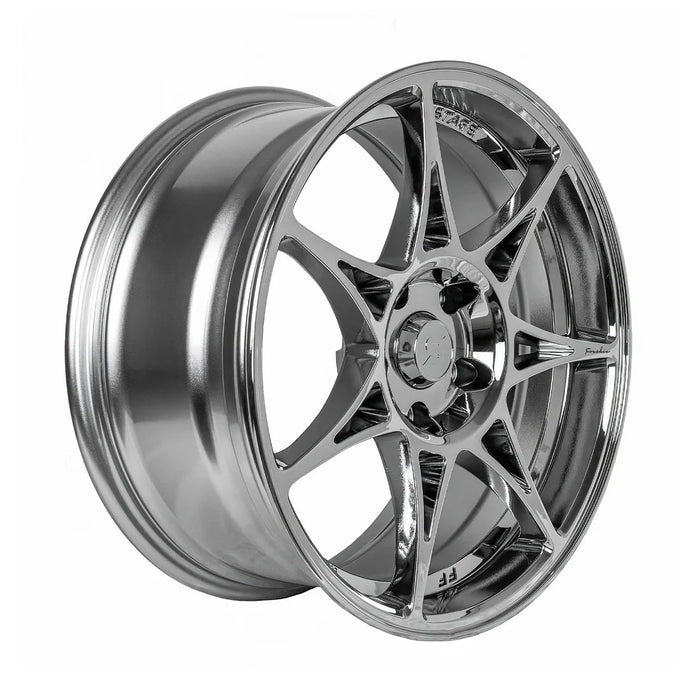 Stage Wheels Foushee 18x9.5 +38mm 5x120 CB: 74.1 Color: Chrome - Lunaticsco