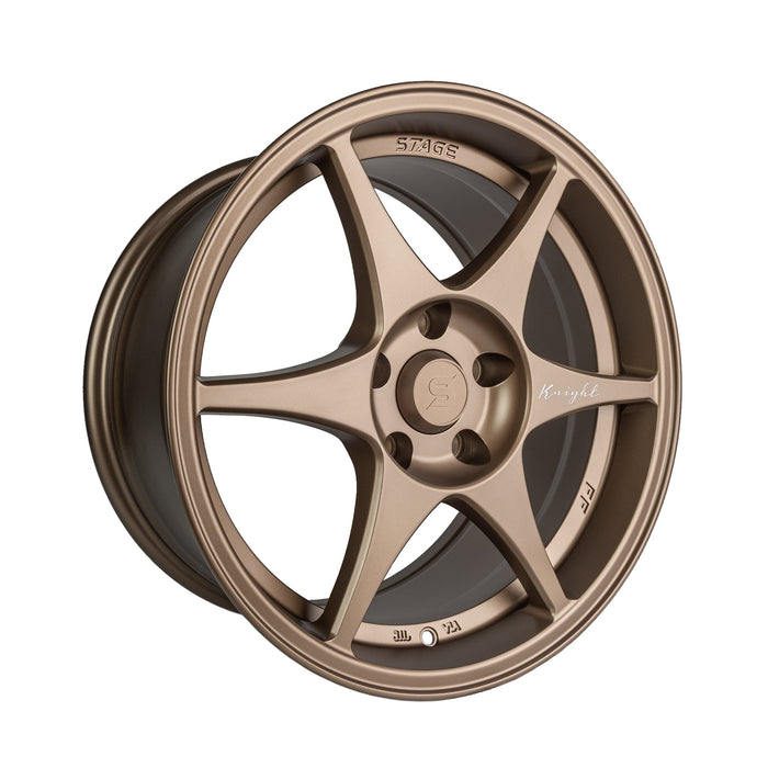 Stage Wheels Knight 17x8 +35mm 5x114.3 CB: 73.1 Color: Matte Bronze - Lunaticsco