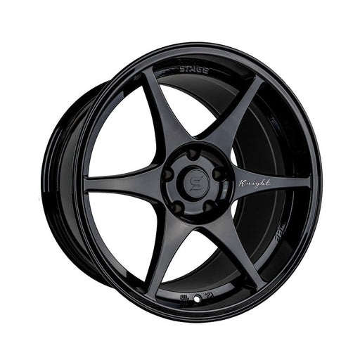 Stage Wheels Knight 18x10.5 +15mm 5x114.3 CB 73.1 Black (sku-48357736612149) - Lunaticsco
