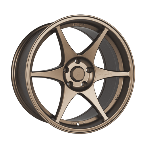 Stage Wheels Knight 18x10.5 +22mm 5x114.3 CB 73.1 Matte Bronze - Lunaticsco