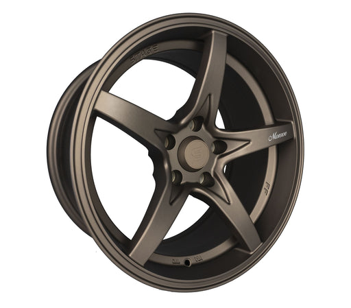 Stage Wheels Monroe 17x9 +12mm 5x114.3 CB: 73.1 Color: Matte Bronze - Lunaticsco