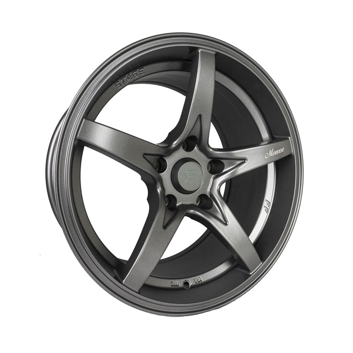 Stage Wheels Monroe 17x9 +12mm 5x120 CB: 74.1 Color: Matte Gun Metal - Lunaticsco