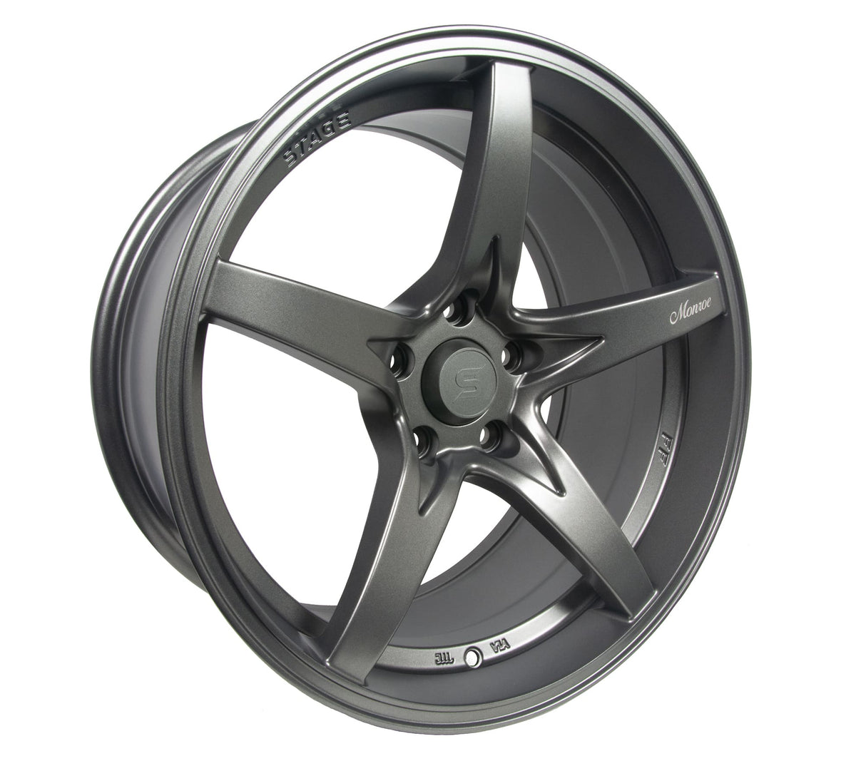 Stage Wheels Monroe 18x10 +25mm 5x120 CB: 74.1 Color: Matte Gun Metal ...