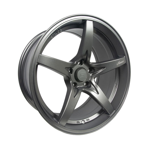 Stage Wheels Monroe 18x9 +12mm 5x114.3 CB: 73.1 Color: Matte Gun Metal - Lunaticsco