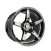 Stage Wheels Monroe 18x9 +22mm 5x114.3 CB: 73.1 Color: Black Chrome - Lunaticsco