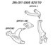 SuperPro Front Lower Control Arm Inner Front Bushing Kit IS250/ISF (SPF4358K) - Lunaticsco