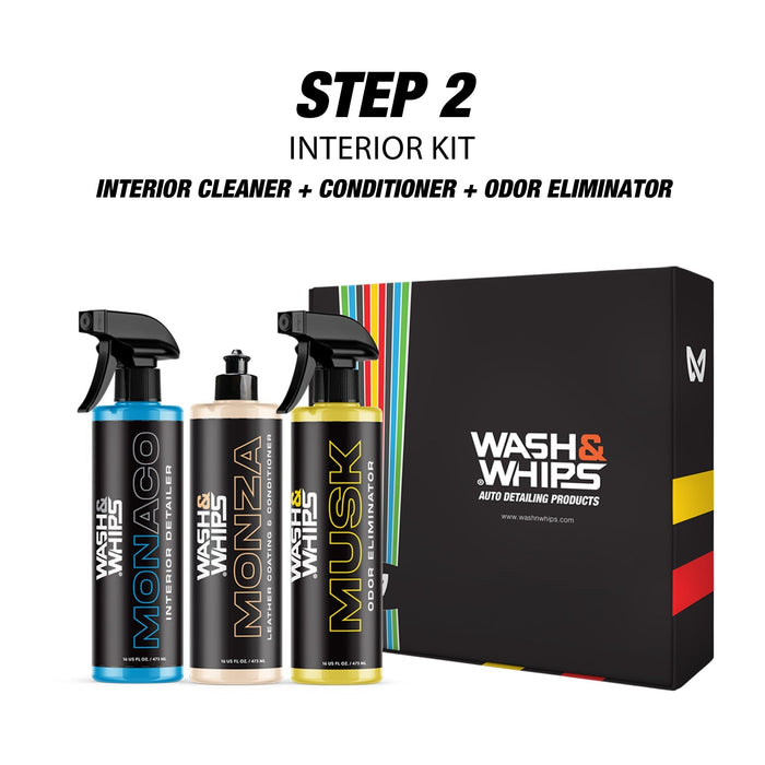 WASH&WHIPS 3-Step Car Care System - LunaticsCo