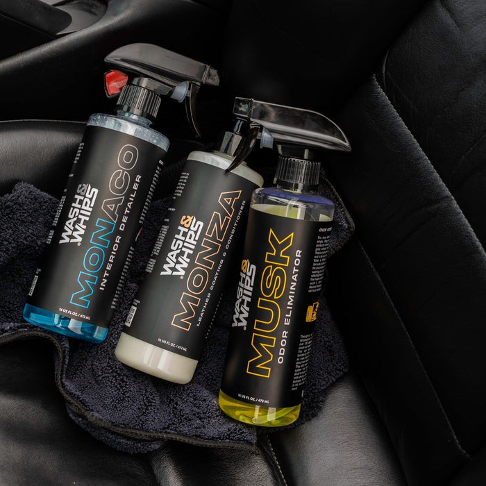 WASH&WHIPS 3-Step Car Care System - LunaticsCo