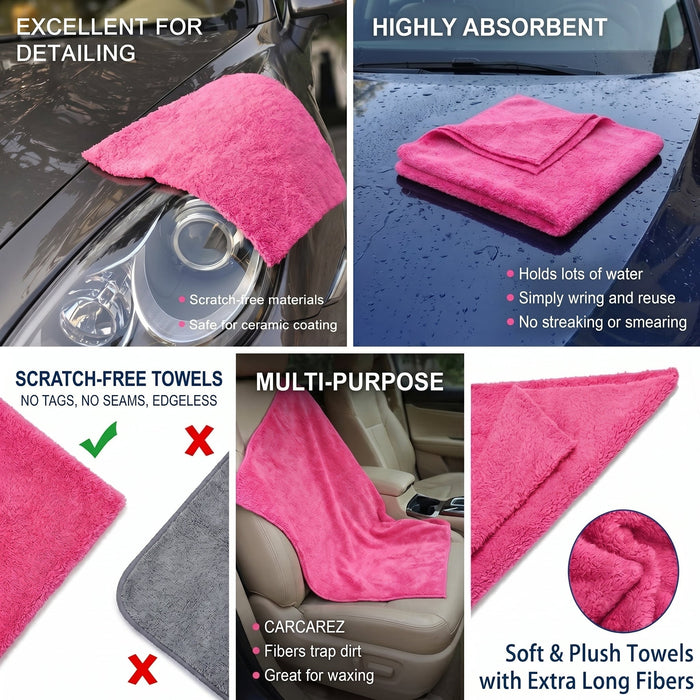 WASH&WHIPS Edgeless Microfiber Coral Fleece with Ultrasonic Edge - LunaticsCo
