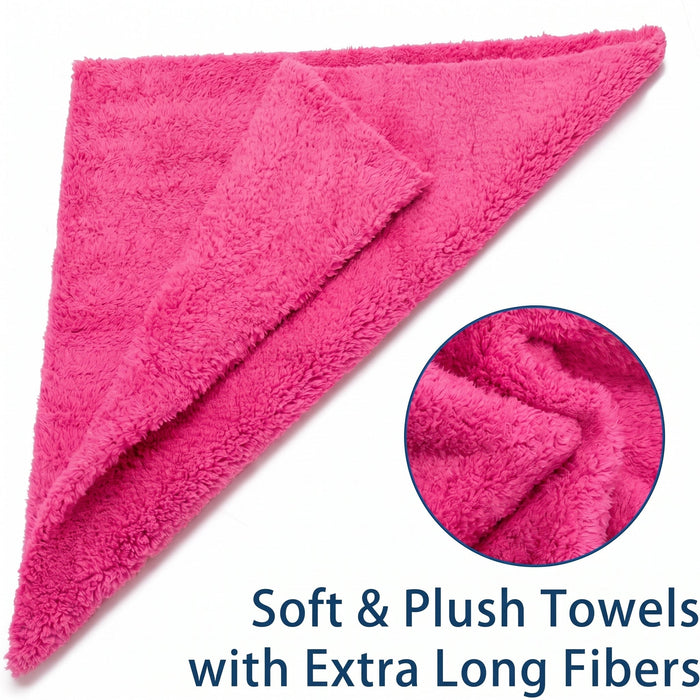 WASH&WHIPS Edgeless Microfiber Coral Fleece with Ultrasonic Edge - LunaticsCo