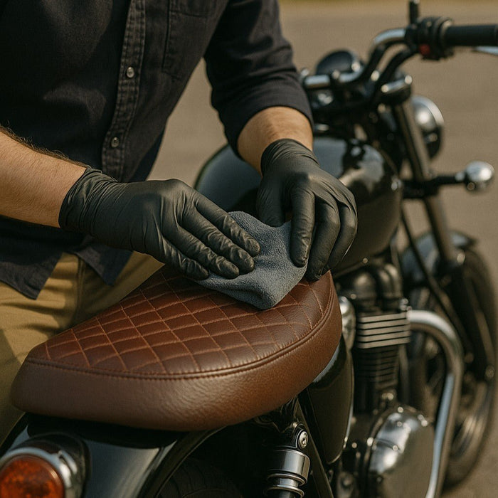 WASH&WHIPS MotoPro Motorcycle Detailing Kit - Bug Remover, Leather Care, Ceramic Spray - LunaticsCo