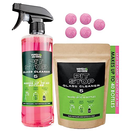 WASH&WHIPS Pit Stop Glass Cleaner / All Surface Cleaner Refill Tablets - LunaticsCo