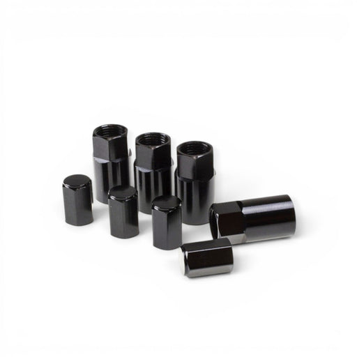 Wheel Mate Aluminum TPMS Valve Stem Cover - Black Anodize - Lunaticsco