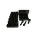Wheel Mate Mevius Lug Bolt Set of 20 - Black 12x1.50 27mm Cone 60 DEG TAP - Lunaticsco