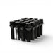 Wheel Mate Mevius Lug Bolt Set of 20 - Black 12x1.50 50mm Cone 60 DEG TAP - Lunaticsco