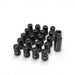 Wheel Mate Muteki HR38 Open End Lug Nuts 12x1.25 Titanium Chrome / Blue Ring - Lunaticsco