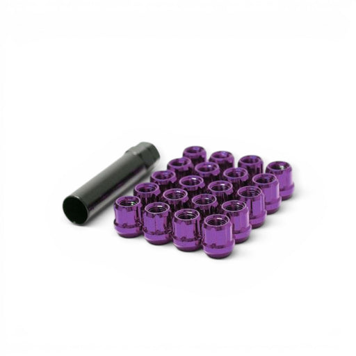 Wheel Mate Muteki Open End Lug Nuts - Purple 12x1.50 - Lunaticsco