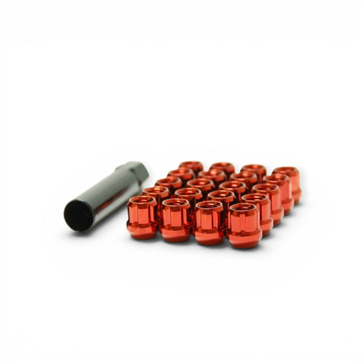 Wheel Mate Muteki Open End Lug Nuts - Red 12x1.50 - Lunaticsco