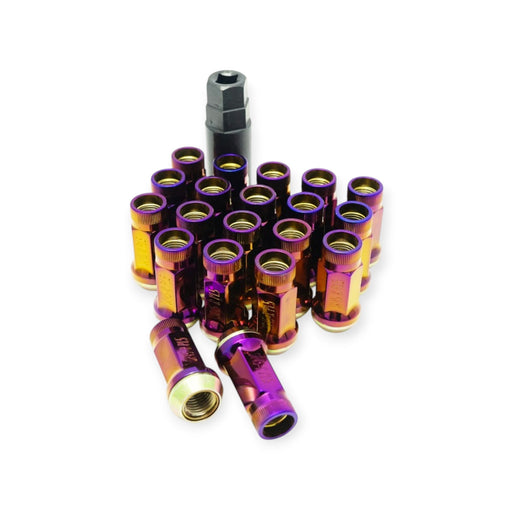 Wheel Mate Muteki SR45R Lug Nut Kit 12x1.25 - Burned Titan (QTY 20) - Lunaticsco