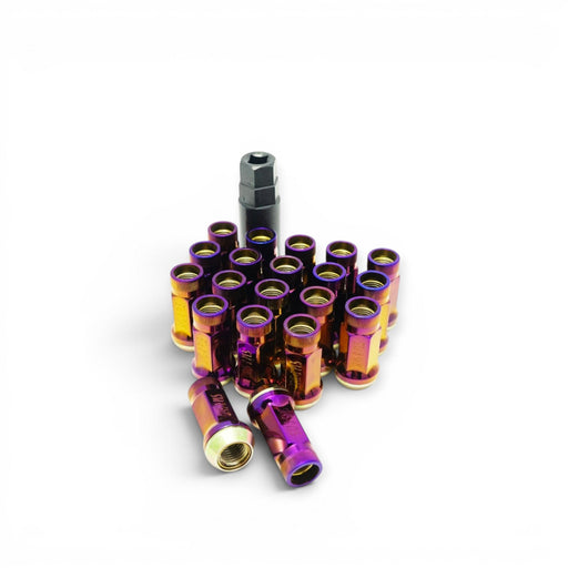 Wheel Mate Muteki SR45R Lug Nut Kit 12x1.5 - Burned Titan - Lunaticsco