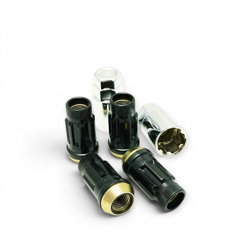 Wheel Mate Muteki SR45R Lug Nut Kit Lock Set 12x1.5 45mm - Black - Lunaticsco