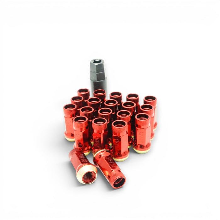 Wheel Mate Muteki SR45R Lug Nut Kit M12x1.25 - Red - Lunaticsco