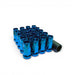 Wheel Mate Muteki SR48 Open End Locking Lug Nut Set of 4 - Blue 12x1.50 48mm - Lunaticsco