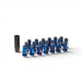 Wheel Mate Muteki SR48 Open End Locking Lug Nut Set of 4 - Burning Blue Neon 12x1.50 48mm - Lunaticsco