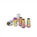 Wheel Mate Muteki SR48 Open End Locking Lug Nut Set of 4 - Neon 12x1.50 48mm - Lunaticsco