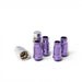 Wheel Mate Muteki SR48 Open End Locking Lug Nut Set of 4 - Purple 12x1.25 48mm - Lunaticsco