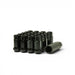 Wheel Mate Muteki SR48 Open End Lug Nuts - Black 12x1.50 48mm - Lunaticsco