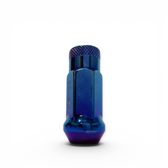 Wheel Mate Muteki SR48 Open End Lug Nuts - Blue 12x1.50 48mm - Lunaticsco