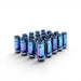 Wheel Mate Muteki SR48 Open End Lug Nuts - Burning Blue Neon 12x1.50 48mm - Lunaticsco