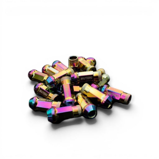 Wheel Mate Muteki SR48 Open End Lug Nuts - Neon 12x1.25 48mm - Lunaticsco