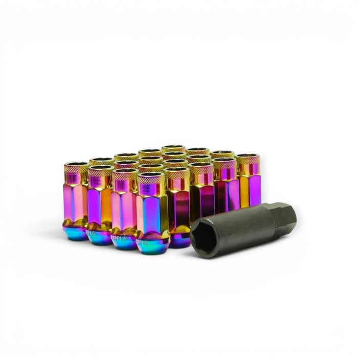Wheel Mate Muteki SR48 Open End Lug Nuts - Neon 12x1.50 48mm - Lunaticsco