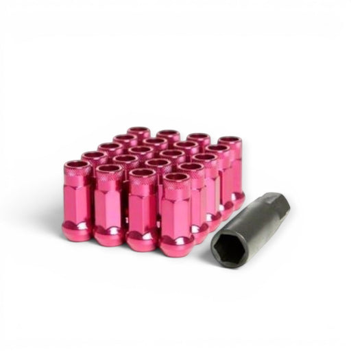 Wheel Mate Muteki SR48 Open End Lug Nuts - Pink 12x1.50 48mm - Lunaticsco